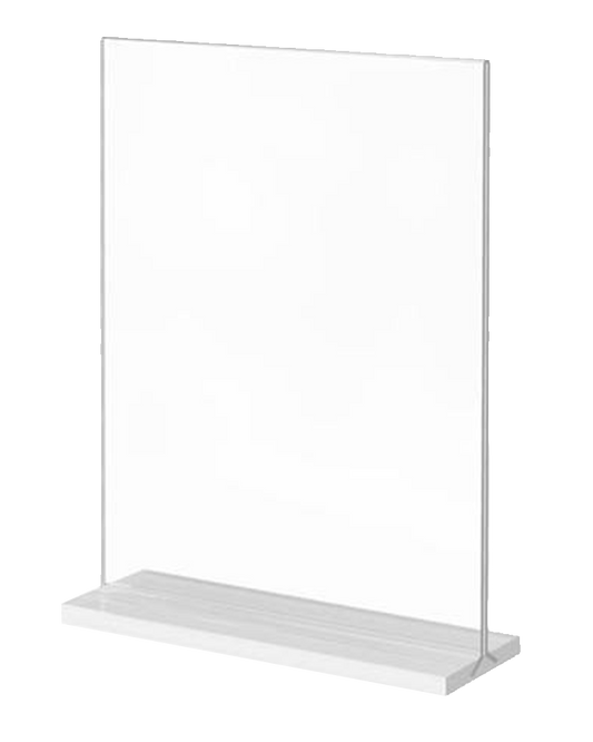 Desktop Single Page Sign Holder 8.5 x 11