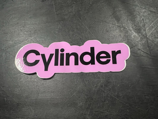 Pink "Cylinder" Decal