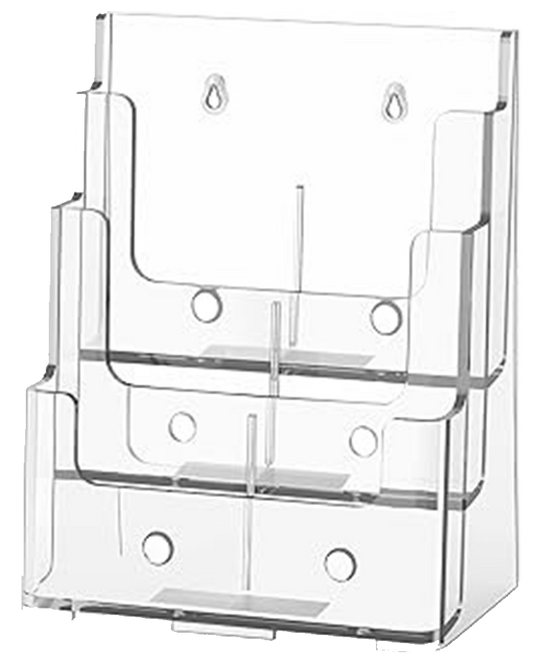 3 Tier Brochure Holder Display Stand