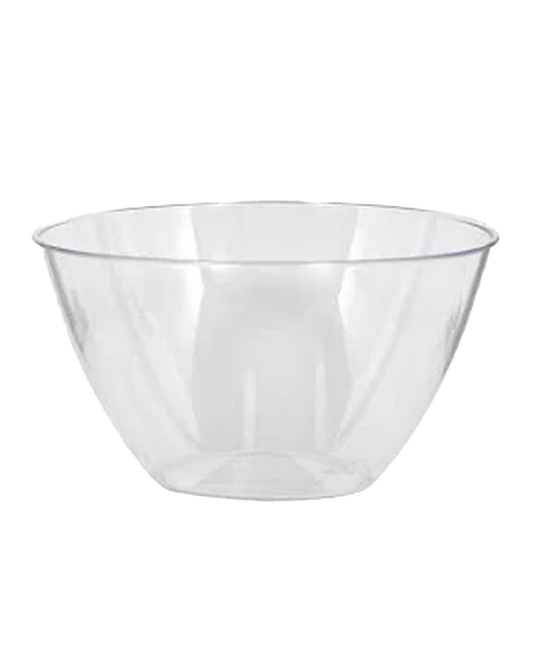 Clear 10" plastic bowl