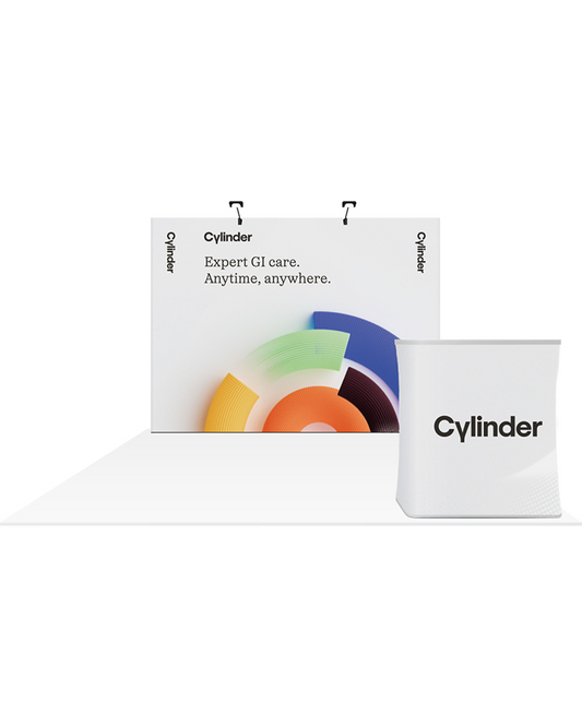 8x8 Expert GI Care Pop-up Booth with Podium