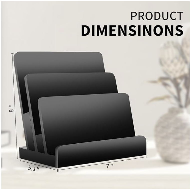 3 Tier Brochure Holder Display Stand