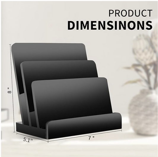 3 Tier Brochure Holder Display Stand